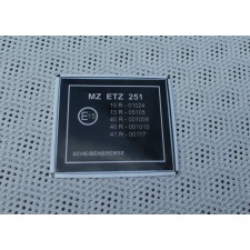 STICKER MZ 251 - TECHNICAL DESCRIPTION